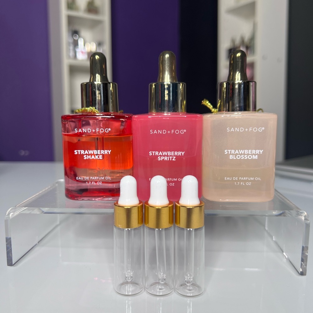 Sand + Fog Strawberry Bundle Mini Dropper 3 Pack